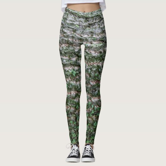 Tulpenboompatroon Leggings (Voorkant)