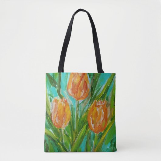 tulpenbos tote bag (Voorkant)