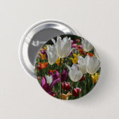 TulpenButton Ronde Button 5,7 Cm (Voorkant /achterkant)
