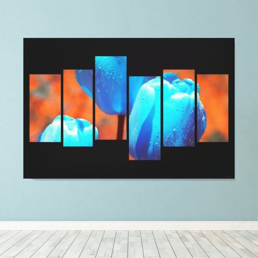 Tulpencanvas Canvas Afdruk (Insitu (Houten vloer))