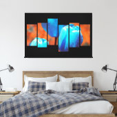 Tulpencanvas Canvas Afdruk (Insitu (Slaapkamer))