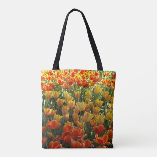 TulpenCanvas tas (Achterkant)
