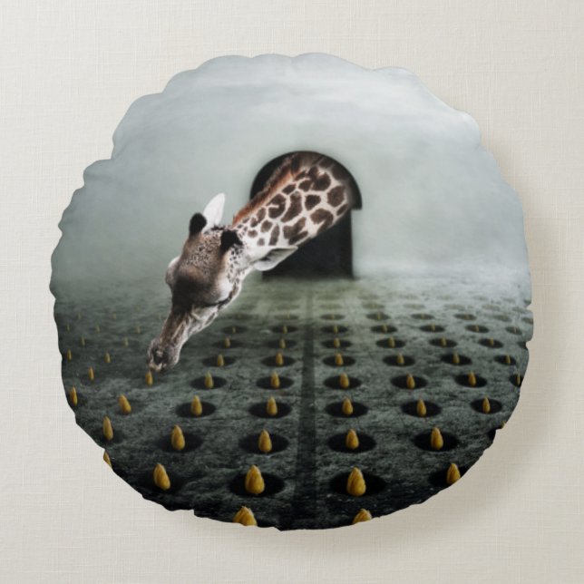 Tulpendief 2 2013 rond kussen (Voorkant)