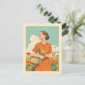 Tulpendromen in Nederland Briefkaart (Staand voorkant)