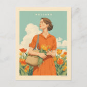 Tulpendromen in Nederland Briefkaart (Voorkant)