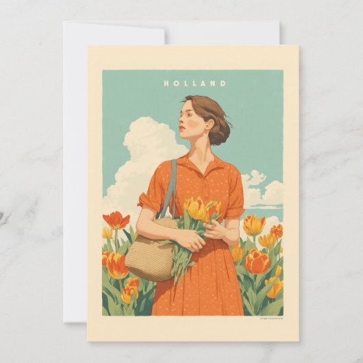 Tulpendromen in Nederland Kaart (Voorkant)