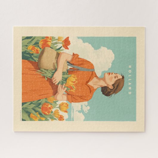 Tulpendromen in Nederland Legpuzzel (Horizontaal)