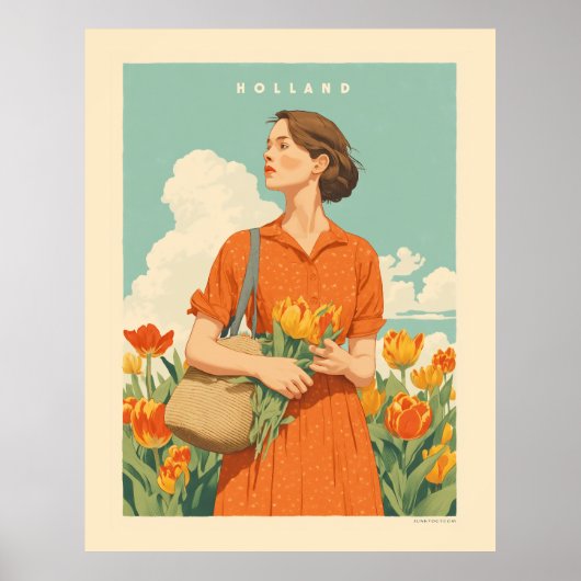 Tulpendromen in Nederland Poster (Voorkant)