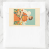 Tulpendromen in Nederland Rechthoekige Sticker (Tas)