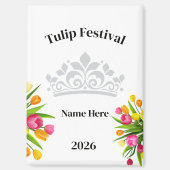 Tulpenfestival  magneet (Voorkant)
