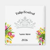 Tulpenfestival  magneet (Voorkant)