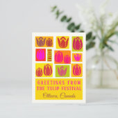 Tulpenfestival Ottawa Canada Briefkaart (Staand voorkant)