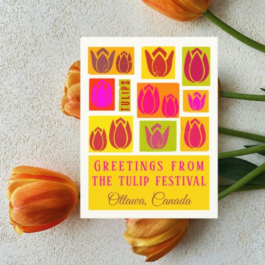 Tulpenfestival Ottawa Canada Briefkaart