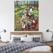 Tulpenherinneringen Canvas Afdruk (Insitu (Slaapkamer))