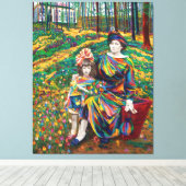 Tulpenherinneringen Canvas Afdruk (Insitu (Houten vloer))