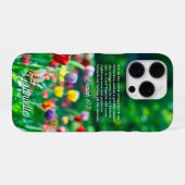 Tulpenhof Bijbelvers iPhone Hoesje (Achterkant horizontaal)