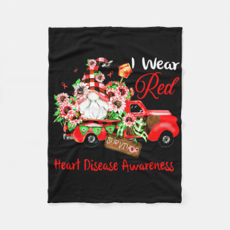 Tulpenkabouter Overlevende Hartziekte Bewustzijn Fleece Deken