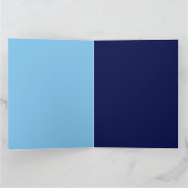 Tulpenkist in blues - Naam Day Kaart (Binnen)