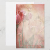 Tulpenkleuren van liefdesartikelen briefpapier (Voorkant / Achterkant)