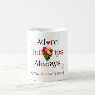 Tulpenkoffiebeker tweetalig koffiemok