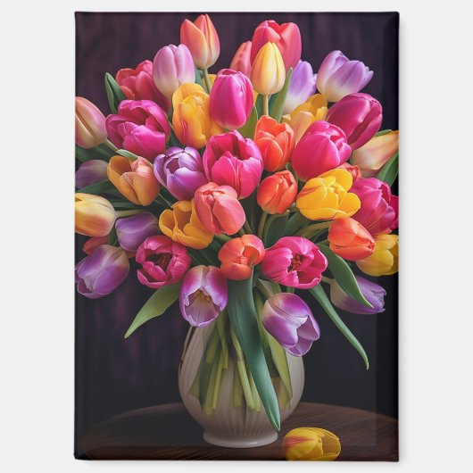 Tulpenmagneet   magneet (Voorkant)