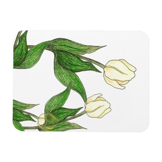 tulpenmagneet magneet (Horizontaal)