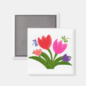 Tulpenmagneet Magneet (Voorkant / Achterkant)