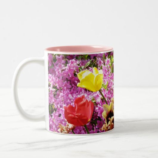 TulpenMok Tweekleurige Koffiemok (Links)