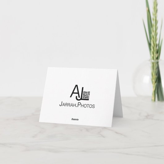 Tulpennarcis Bedankkaart (Achterkant)