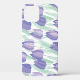 Tulpenontwerp: bleke violette bloemen. Case-Mate iPhone case