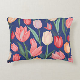 Tulpenpatroon. Accent Kussen