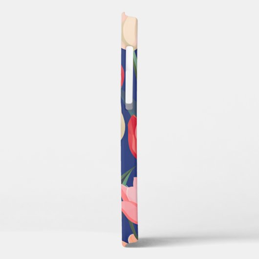 Tulpenpatroon. Case-Mate iPhone Case (Achterkant / Links)