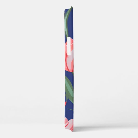 Tulpenpatroon. Case-Mate iPhone Case (Achterkant / Rechts)