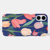 Tulpenpatroon. Case-Mate iPhone Case (Achterkant (horizontaal))