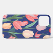 Tulpenpatroon. Case-Mate iPhone Case (Achterkant (horizontaal))