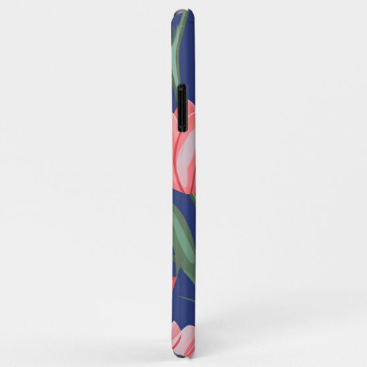 Tulpenpatroon. Case-Mate iPhone Case (Achterkant/rechts)
