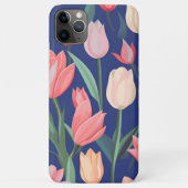 Tulpenpatroon. Case-Mate iPhone Case (Achterkant)