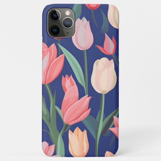 Tulpenpatroon. Case-Mate iPhone Case (Achterkant)