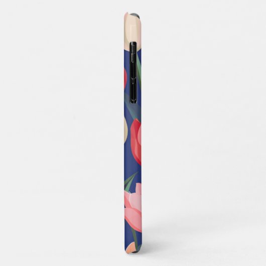 Tulpenpatroon. Case-Mate iPhone Case (Achterkant/links)