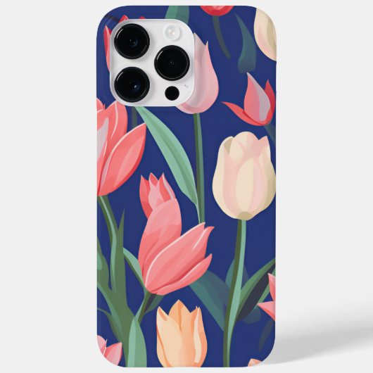 Tulpenpatroon. Case-Mate iPhone Case (Achterkant)