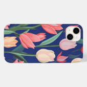 Tulpenpatroon. Case-Mate iPhone Case (Achterkant (horizontaal))