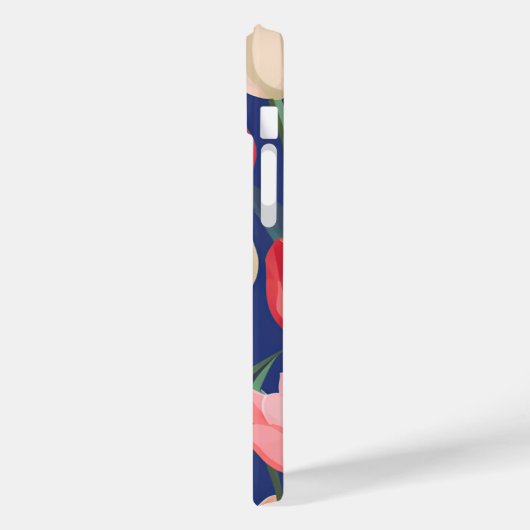 Tulpenpatroon. Case-Mate iPhone Case (Achterkant / Links)