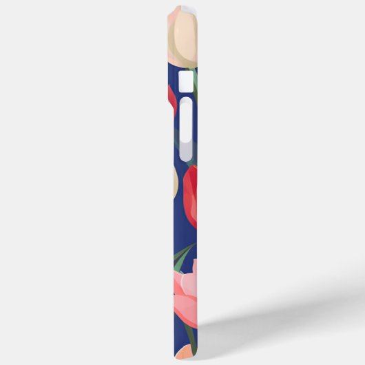 Tulpenpatroon. Case-Mate iPhone Case (Achterkant / Links)