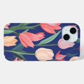 Tulpenpatroon. Case-Mate iPhone Case (Achterkant (horizontaal))