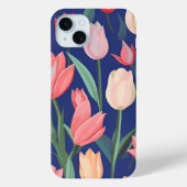Tulpenpatroon. Case-Mate iPhone Case (Achterkant)