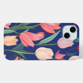 Tulpenpatroon. Case-Mate iPhone Case (Achterkant (horizontaal))