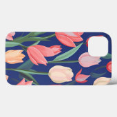Tulpenpatroon. Case-Mate iPhone Case (Achterkant (horizontaal))