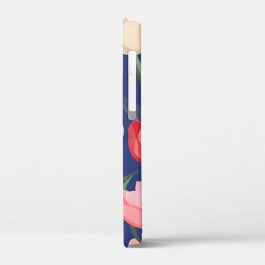 Tulpenpatroon. Case-Mate iPhone Case (Achterkant / Links)