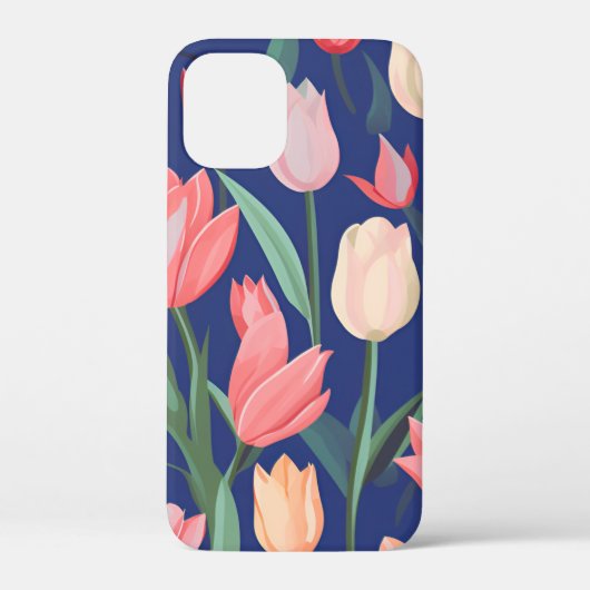 Tulpenpatroon. Case-Mate iPhone Case (Achterkant)