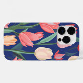 Tulpenpatroon. Case-Mate iPhone Case (Achterkant (horizontaal))